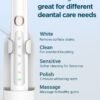 Sonic Electric Toothbrush for Adults - Rechargeable Electric Toothbrushes with 8 Brush heads and Travel Case - Image 5