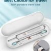 Sonic Electric Toothbrush for Adults - Rechargeable Electric Toothbrushes with 8 Brush heads and Travel Case - Image 7